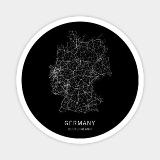 Germany Road Map Magnet